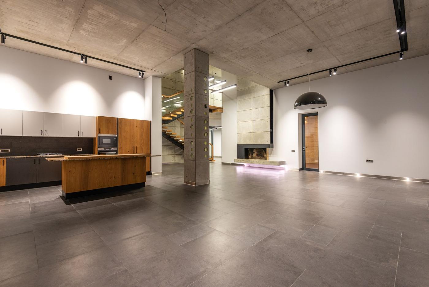 Strada Stretta Loft open-plan interior