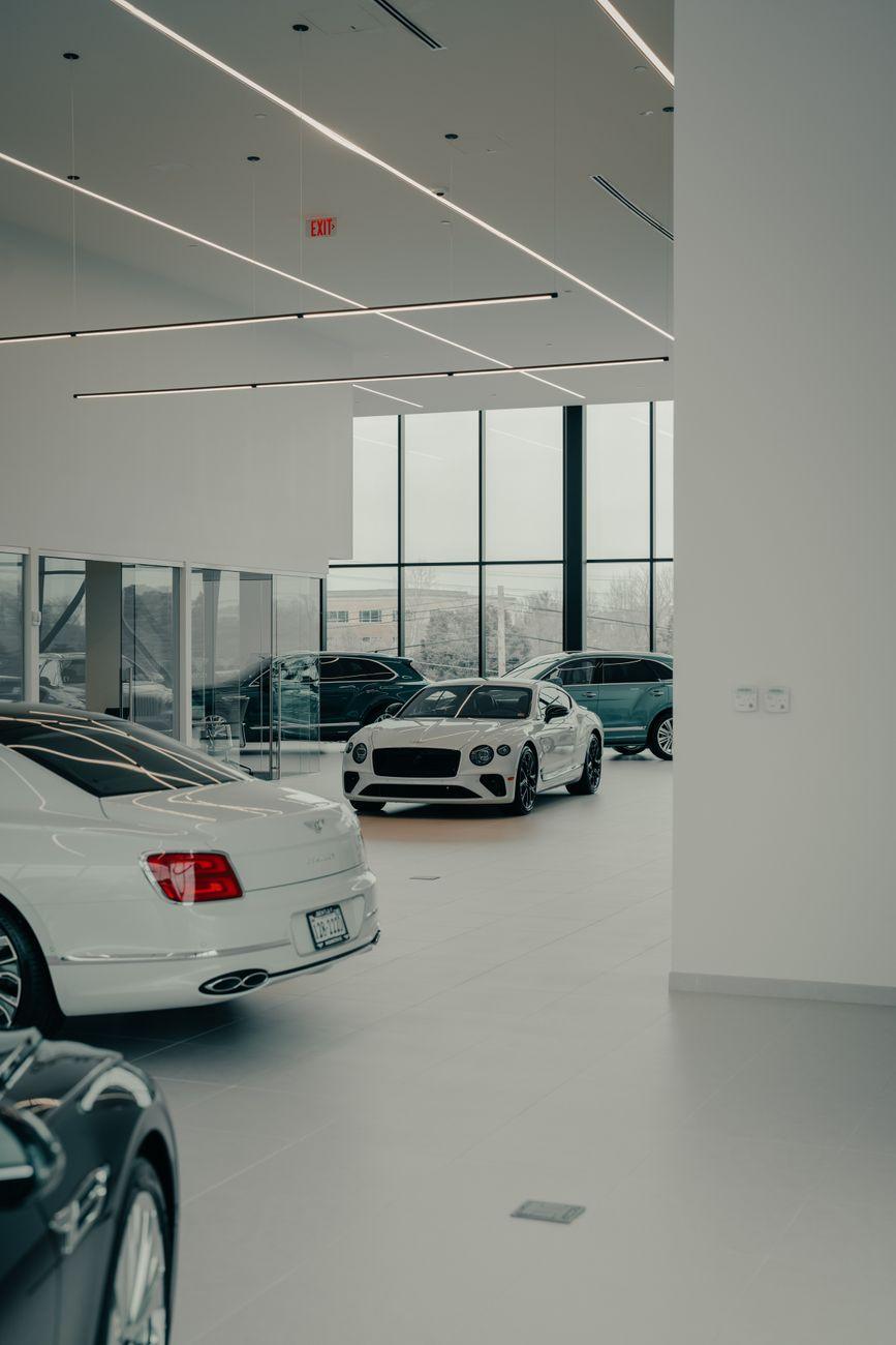 Inside the Marque showroom