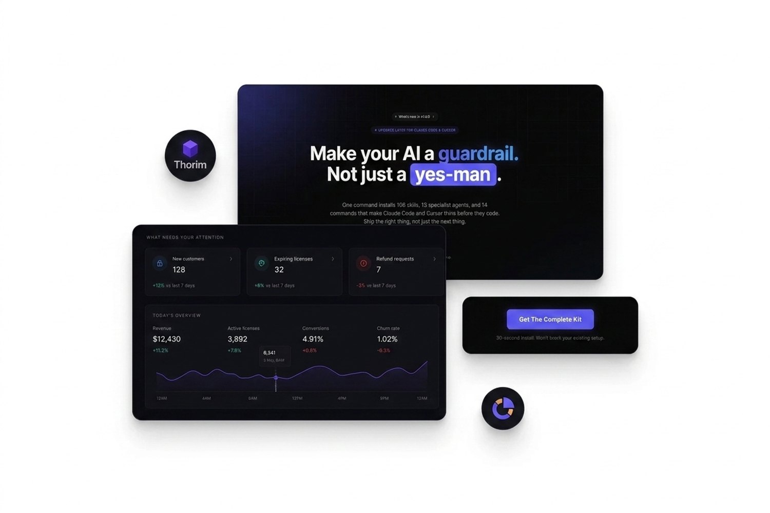 Thorim brand, site and licence platform by Blinklabs