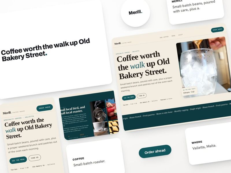 Merill Coffee House website