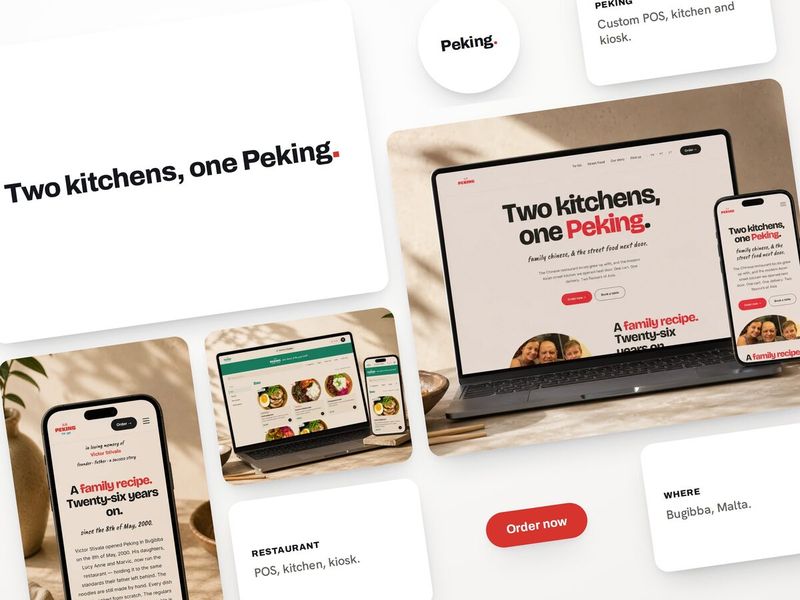 Peking restaurant website and software by Blinklabs