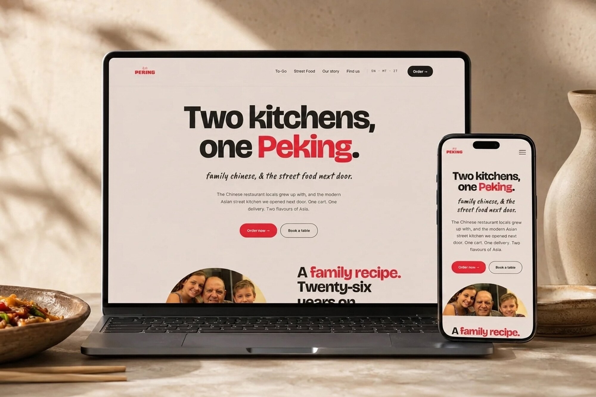 The Peking website
