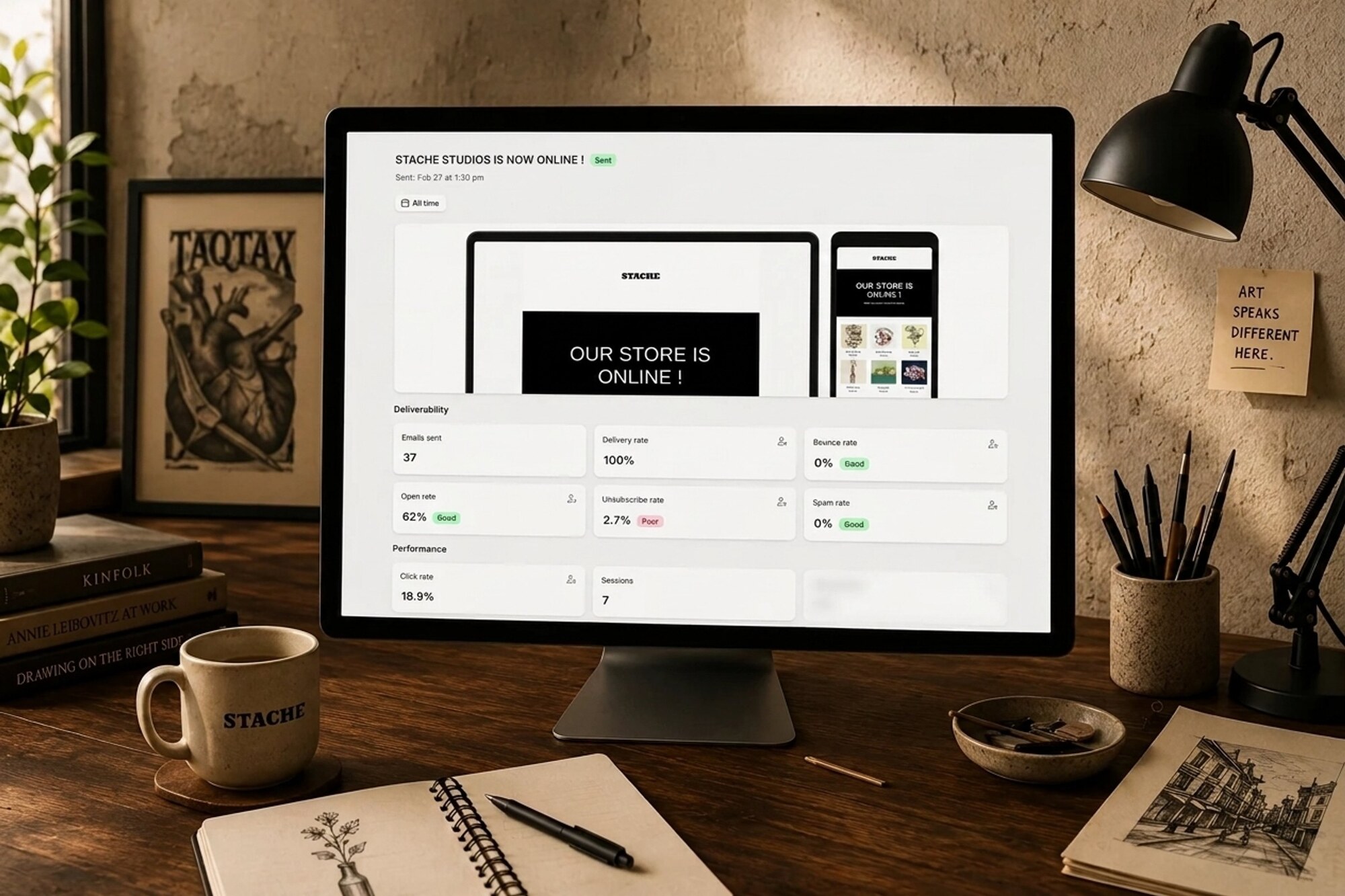 Stache store admin