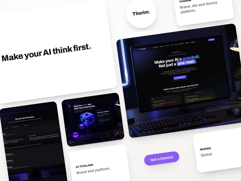 Thorim brand identity by Blinklabs