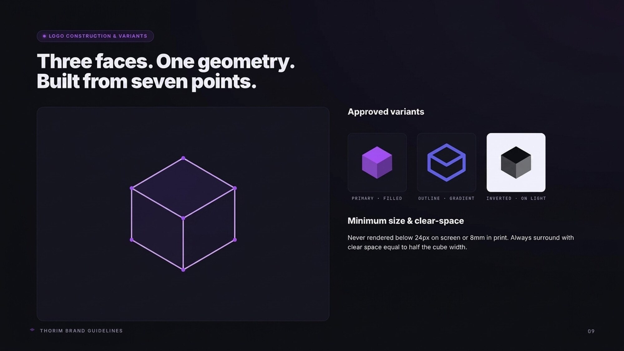 Thorim brand system and cube construction
