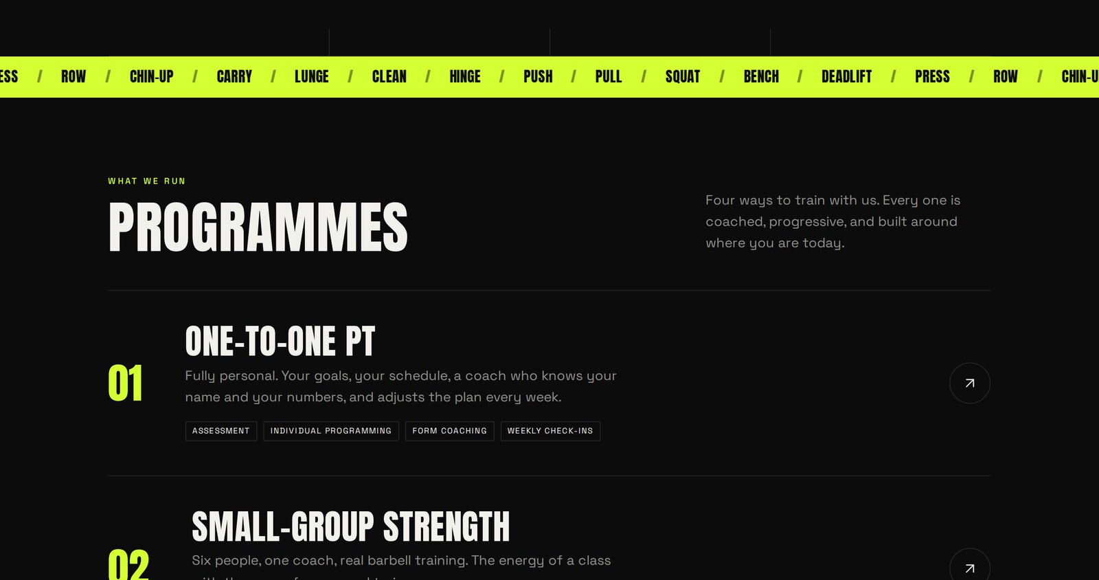 Forma programmes