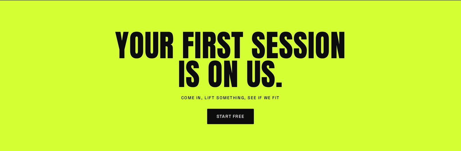 Forma first session offer
