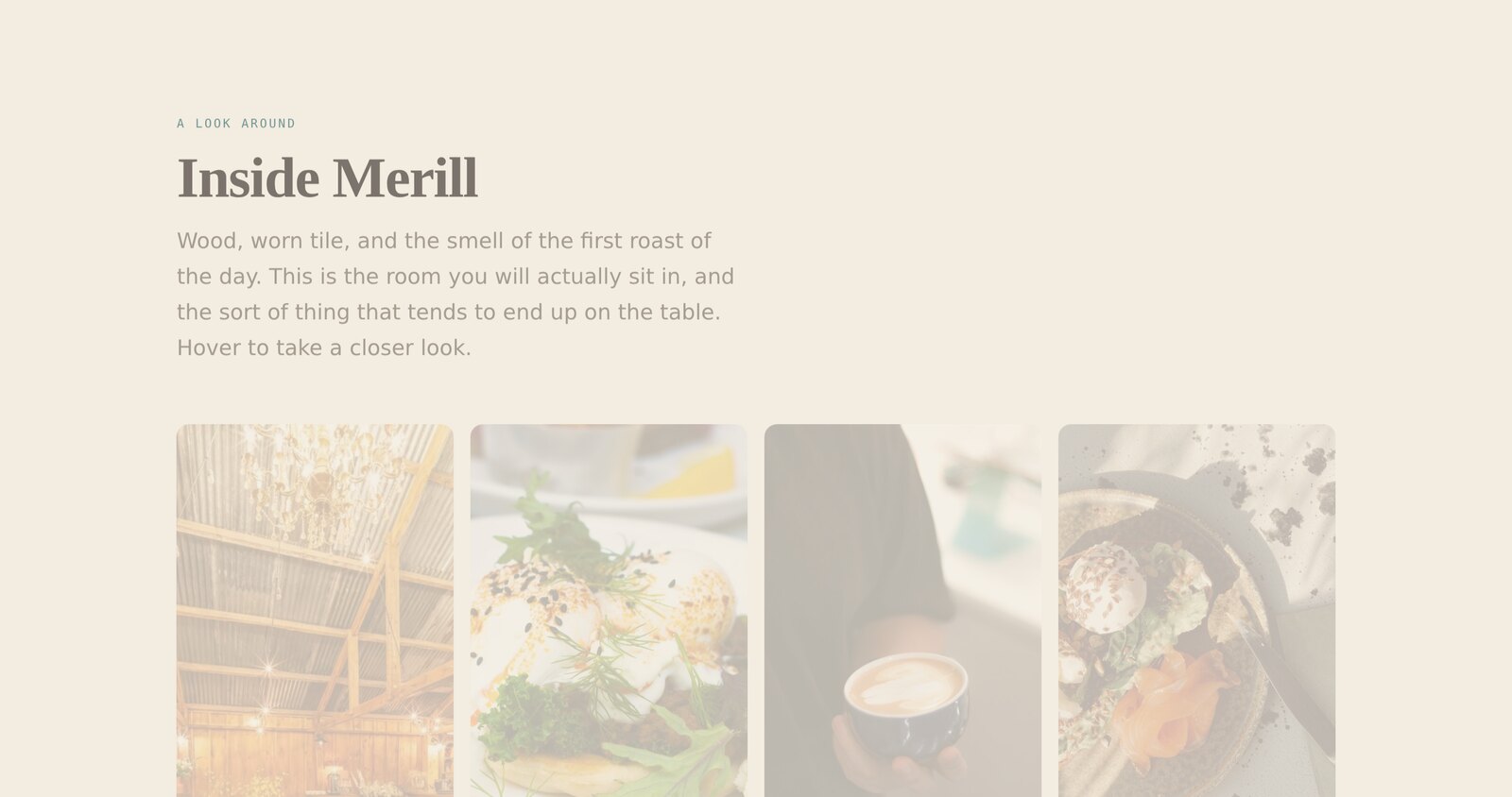 Merill inside the space